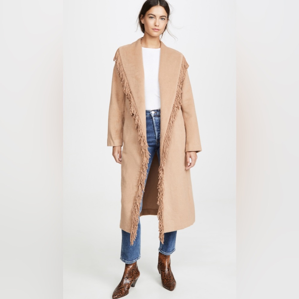Line & Dot Linda Fringe Coat - Picture 4 of 5
